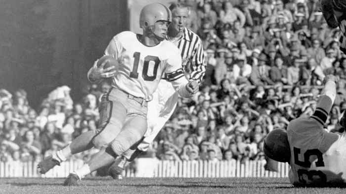 Paul Giel 1952 Minnesota run for first down vs Nebraska